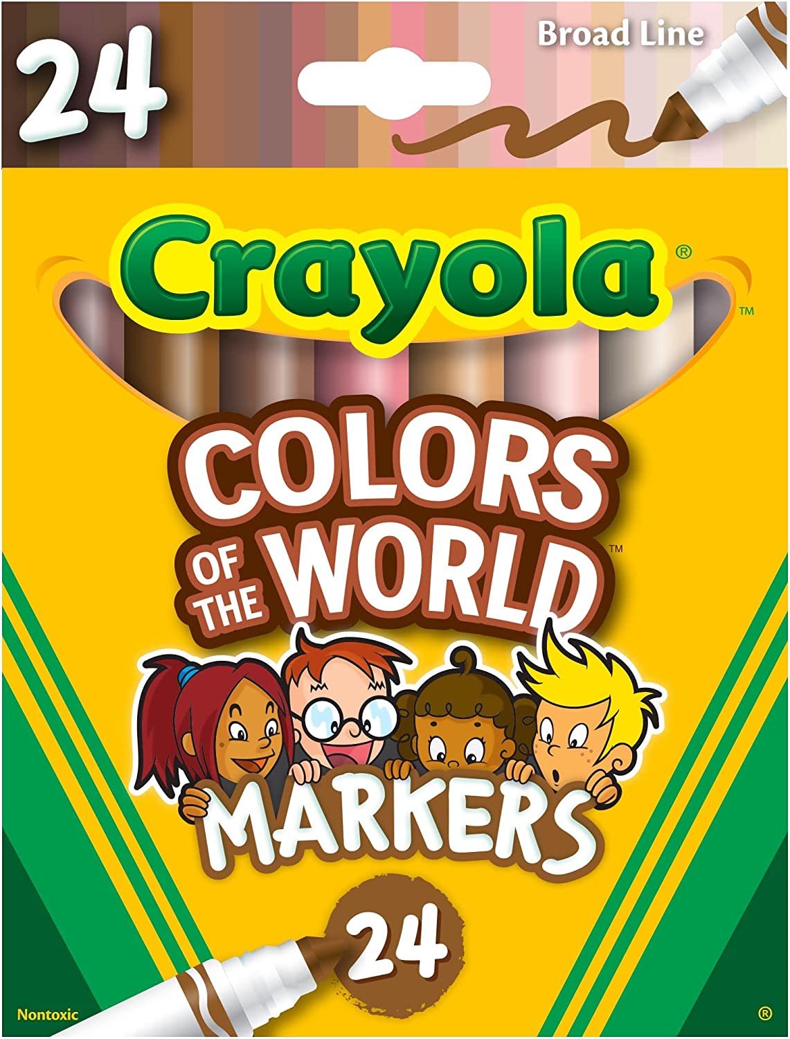 Crayola Marcadores Del Mundo 24 Unidades 