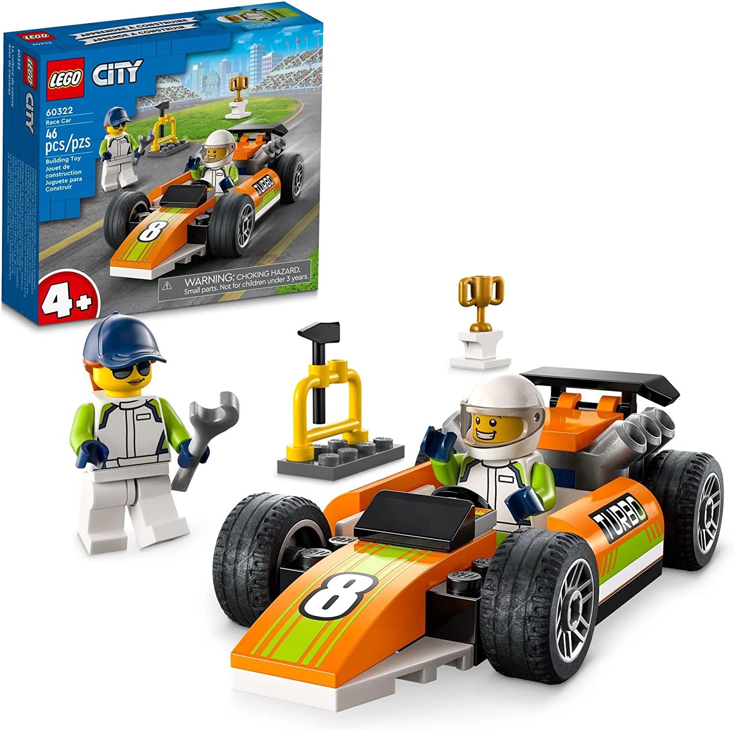 Lego City 60322 Great Vehicles Race Car 