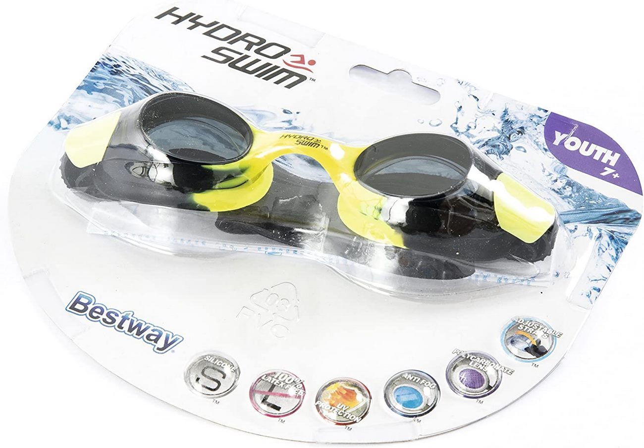 Gafas De Natacion Bestway 21065 Protección Uv Antiempañante Negra