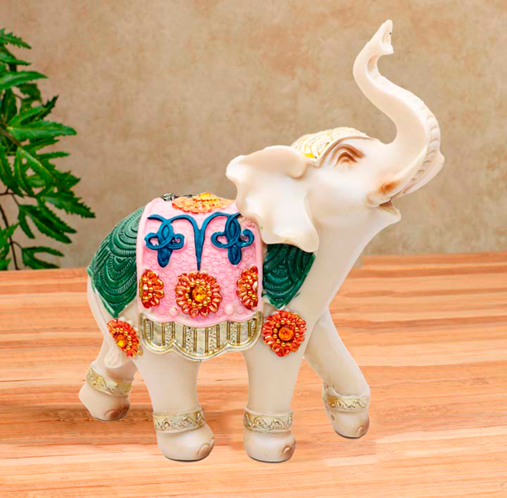 Elefante Blanco X 9 Decoración 