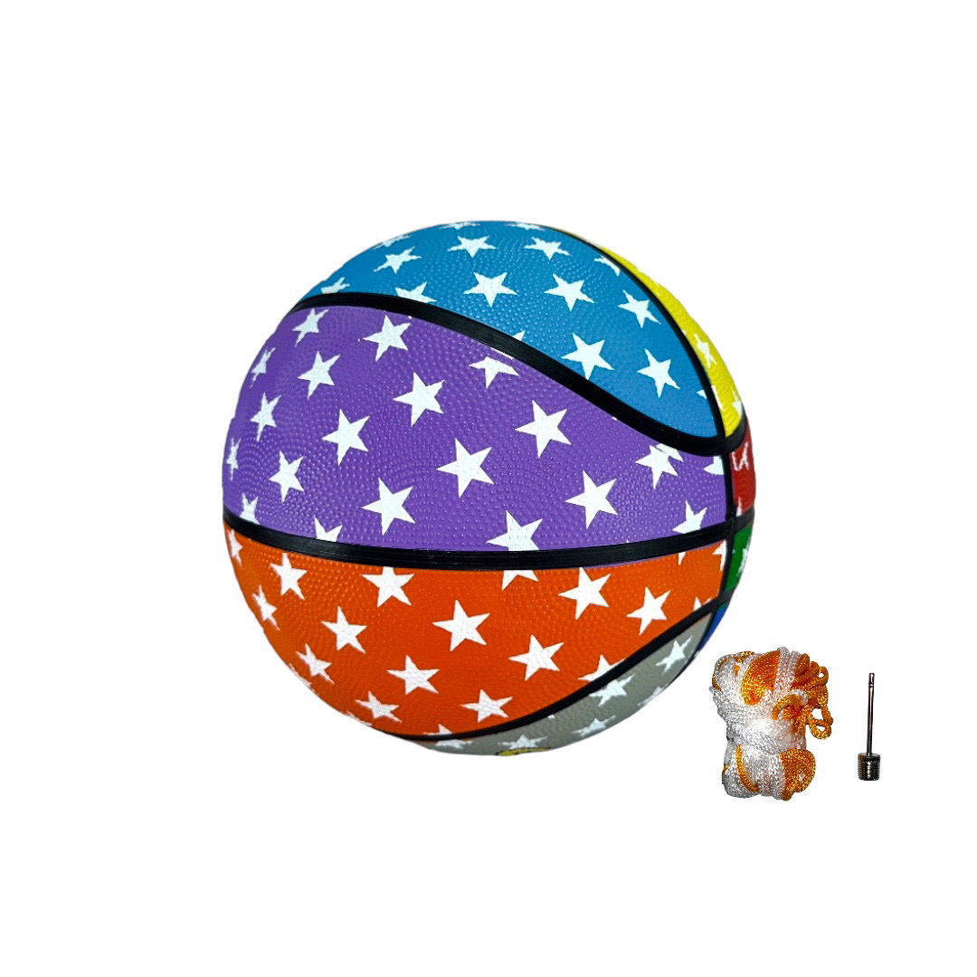 Balon De Baloncesto Basquetbol Entrenamiento Apollo En Caucho Colores