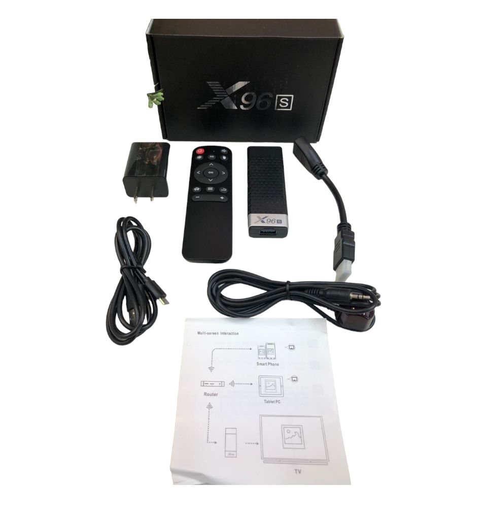 Smart Tv Box 4 + 32GB 4K Bluetooth 4.2 Receptores De Reproductor Multimedia Quad Core X96S  