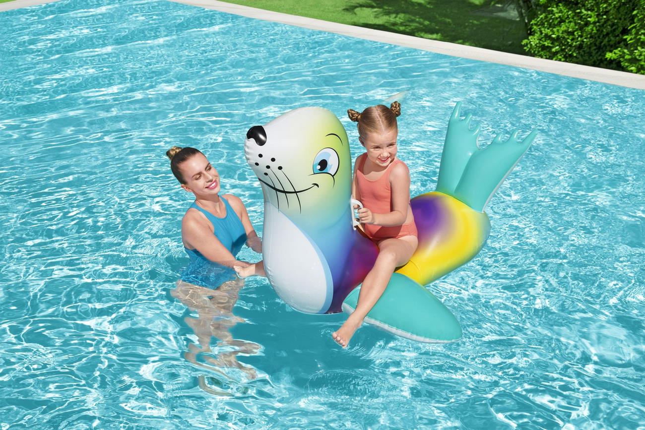 Flotador Piscina Inflable Bestway 41479 Foca Multicolor