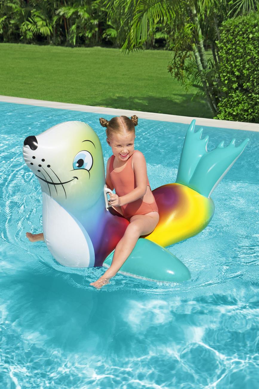 Flotador Piscina Inflable Bestway 41479 Foca Multicolor