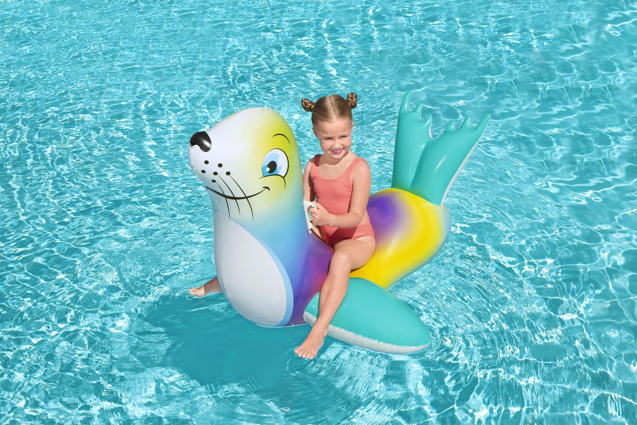 Flotador Piscina Inflable Bestway 41479 Foca Multicolor