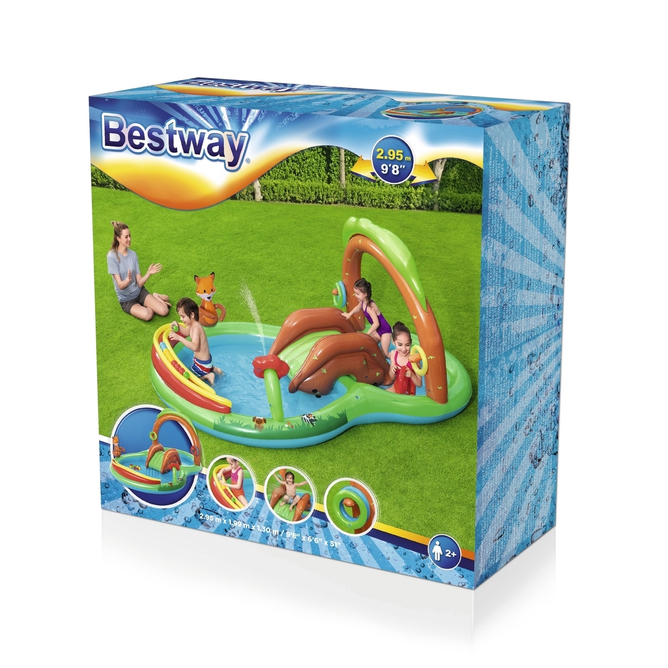 Piscina Inflable Bestway 53093 325 L 2.95 M X 1.99 M X 1.30m