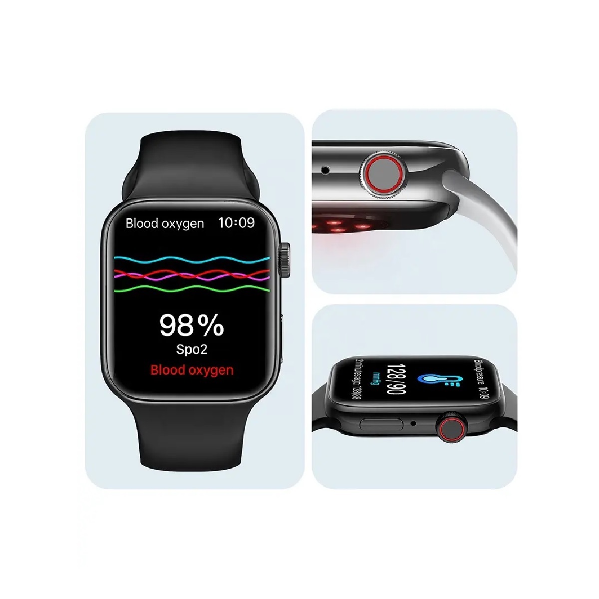 Smartwatch Reloj InteligenteBig W98PRO Infinite Display Azu