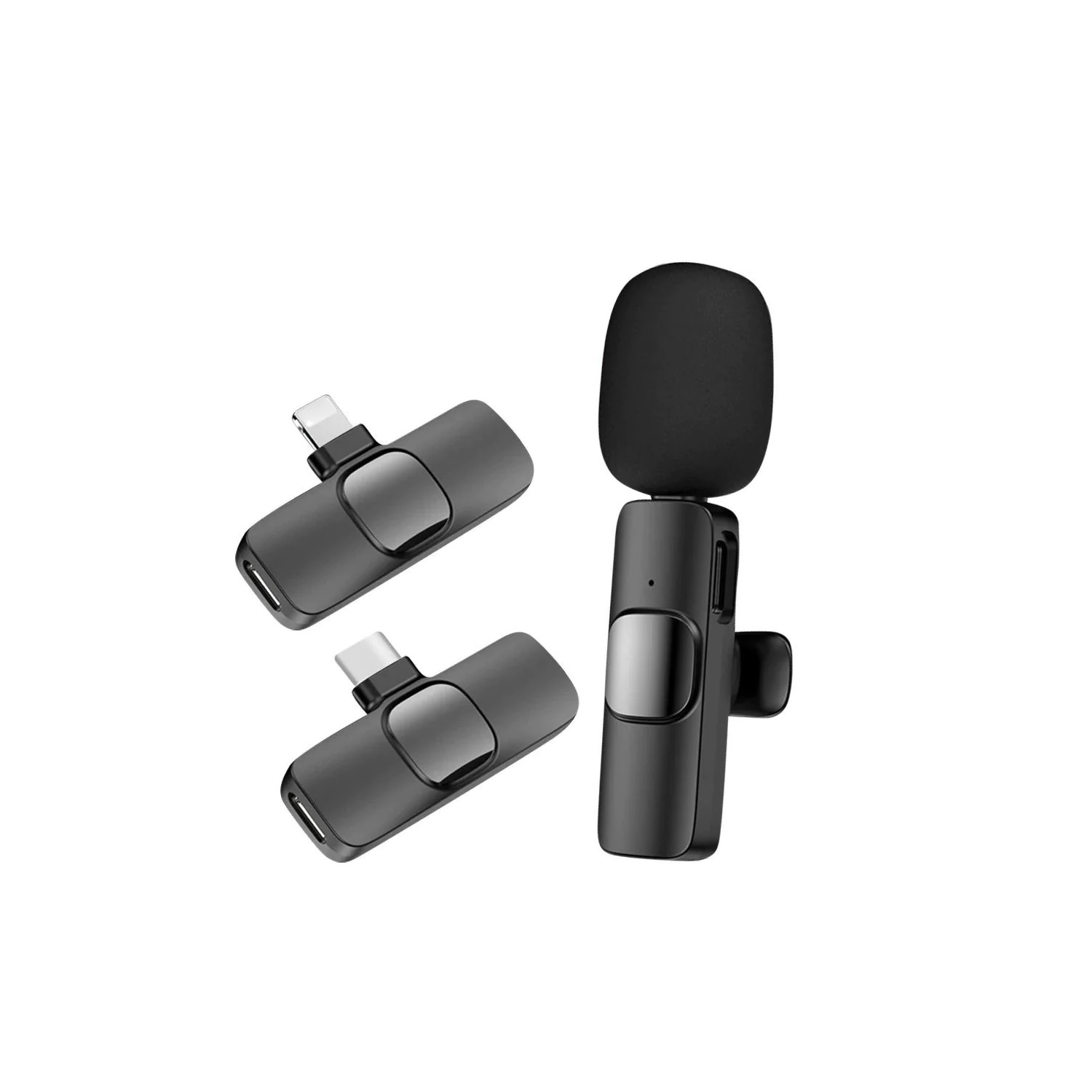Microfono Recargable Inalambrico Para Celular USB-C