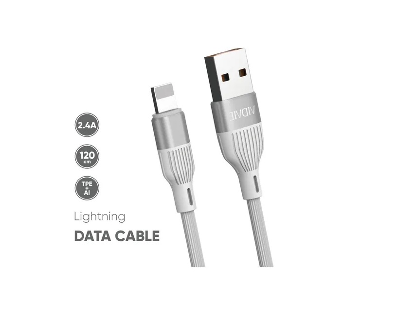 Cable De Carga Inteligente Vidvie Lightning Usb A Iphone 2.4A