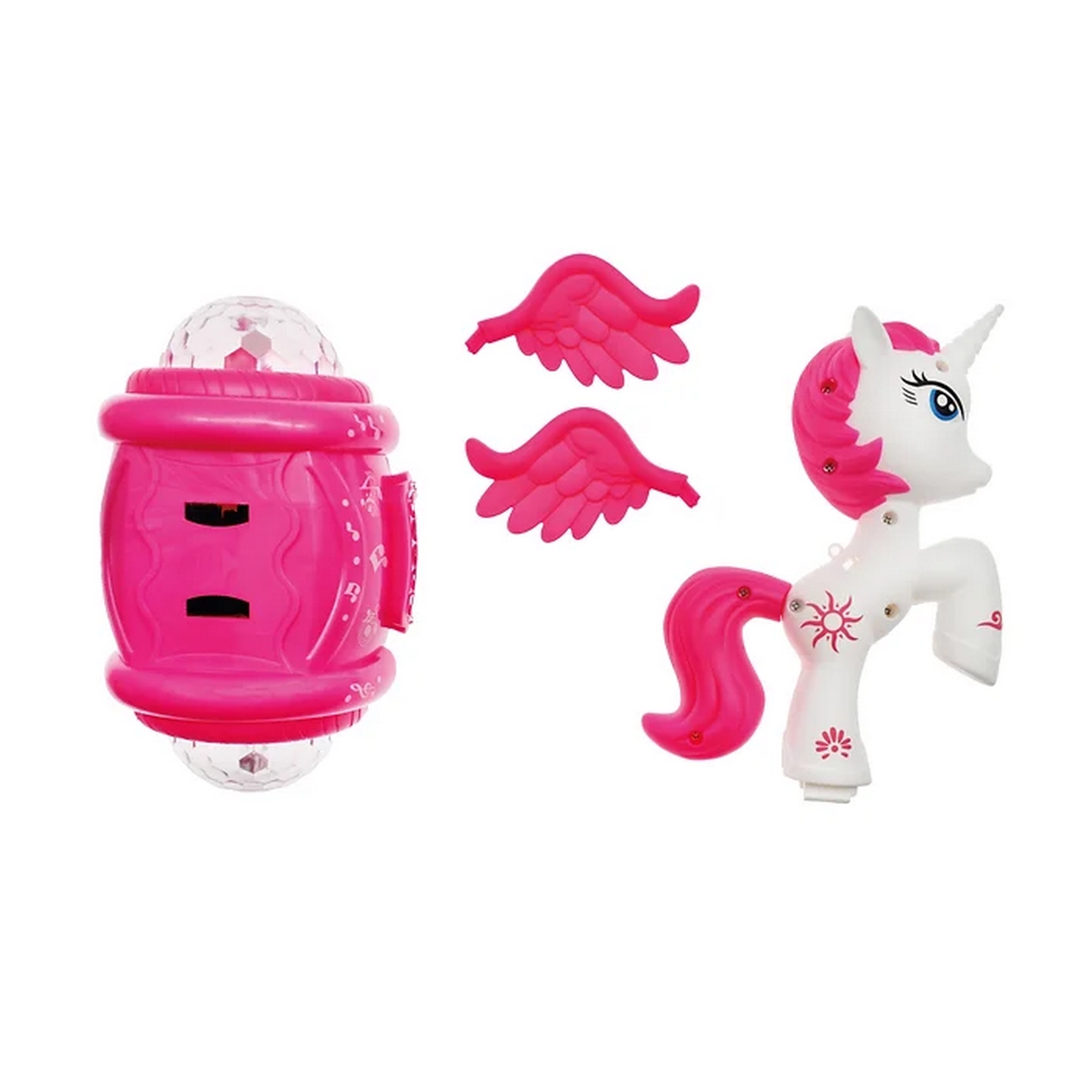  Robot Unicornio Pony Luces Sonido Scooter Movil + Bateria