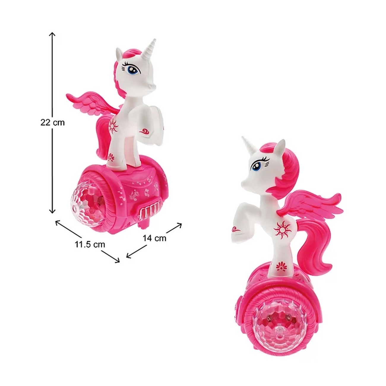  Robot Unicornio Pony Luces Sonido Scooter Movil + Bateria