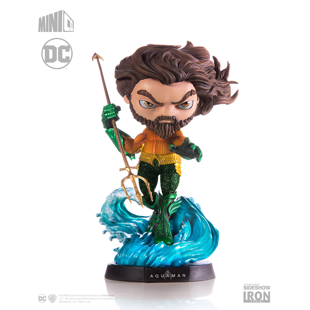 Figura De Aquaman Iron Studios Aquaman Mini Co.