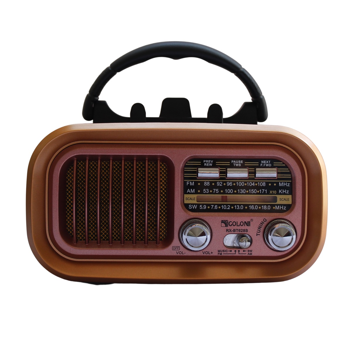 Radio Bluetooth Parlante Recargable Con USB y Radio FM