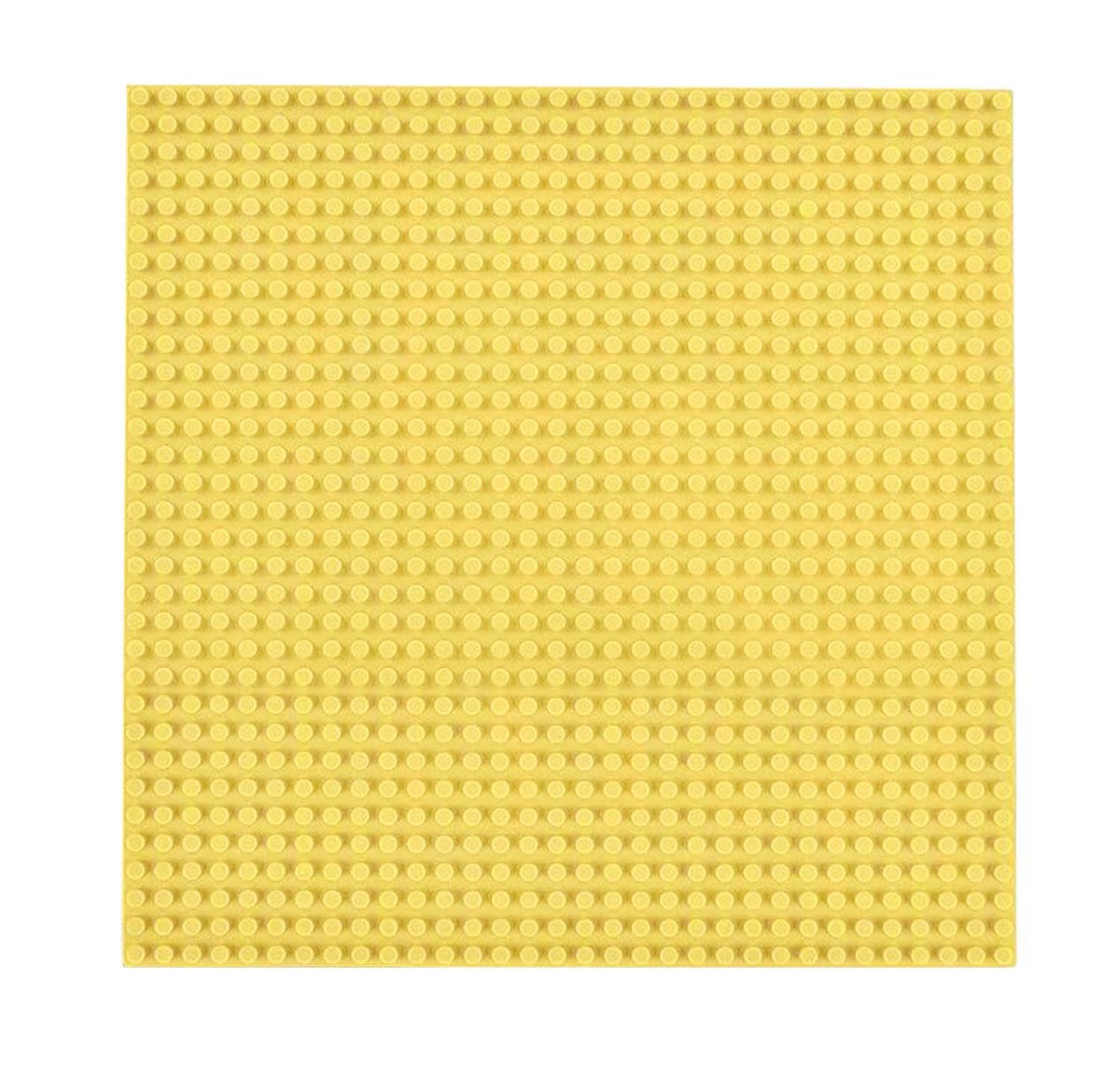 Placa Base Compatible Con Lego 25cm X 25 Cm Amarillo