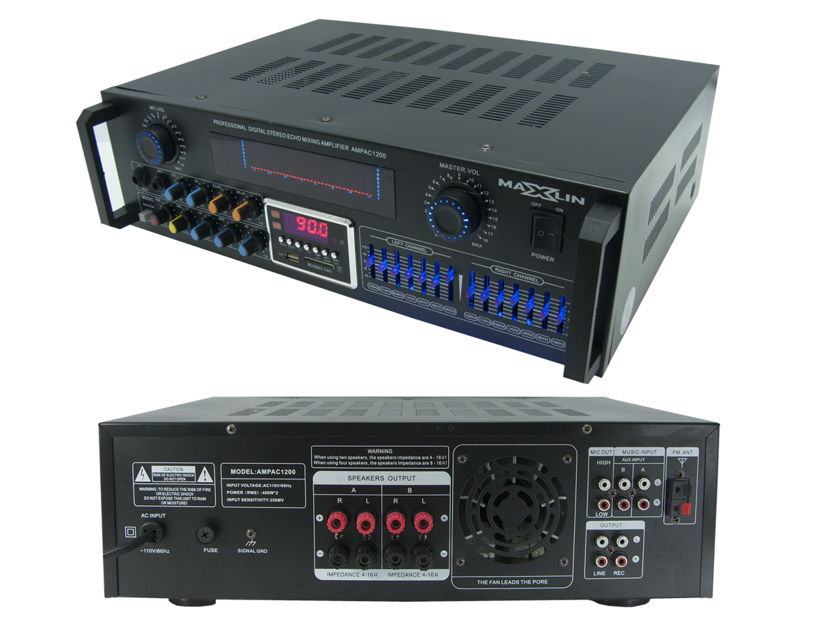 Amplificador Maxlin 1200