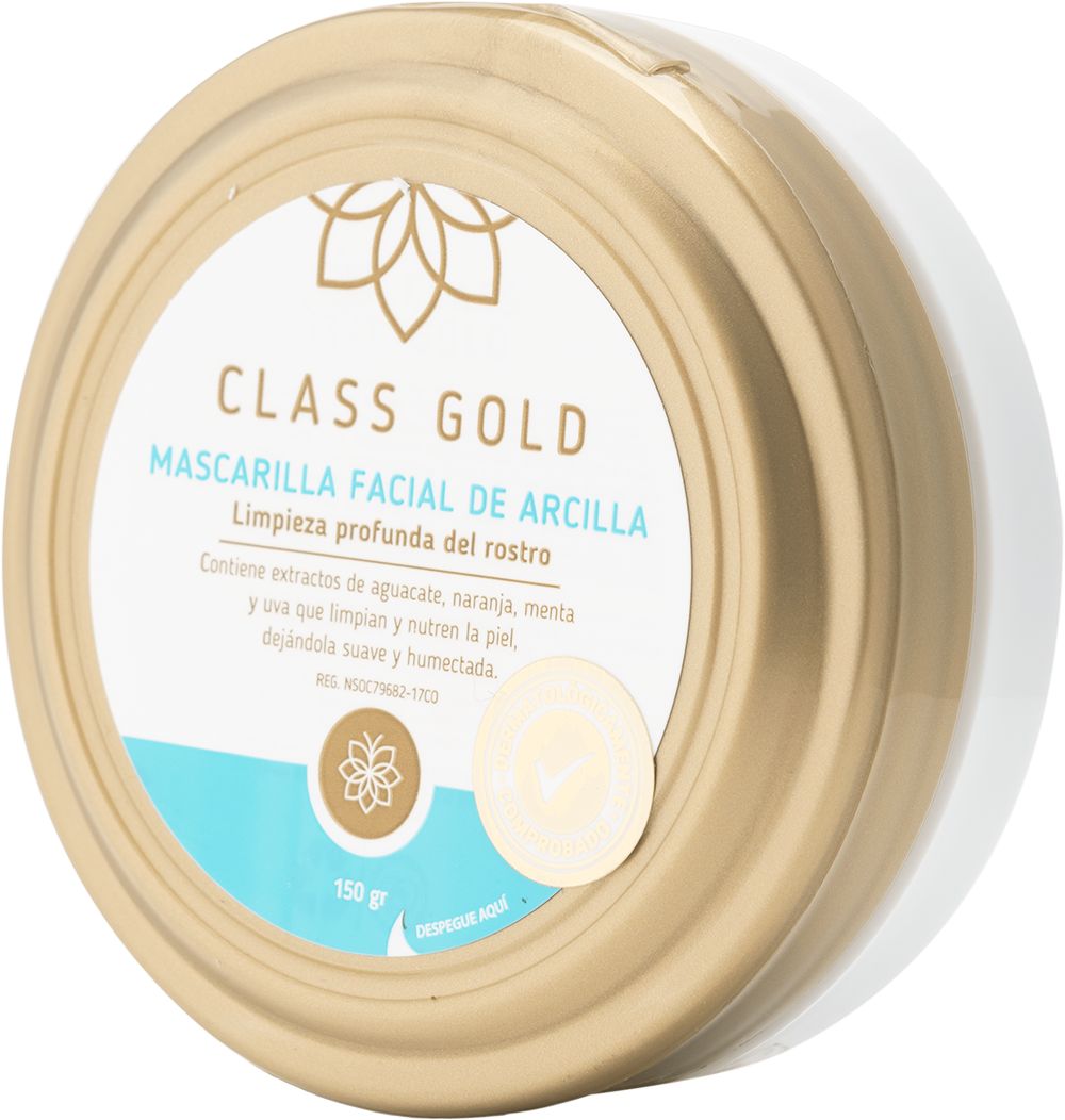 Mascarilla Facial Arcilla 150ml CLASS GOLD