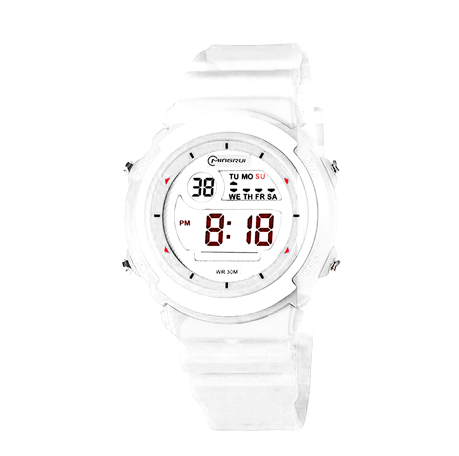 Reloj Impermeable Niño Niña Blanco