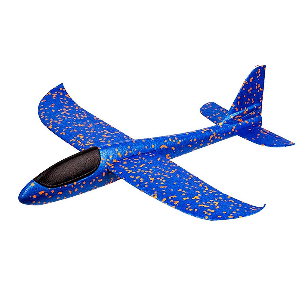 Avion Planeador Grande Juguete Vuelo Airplane Luces Led Azul