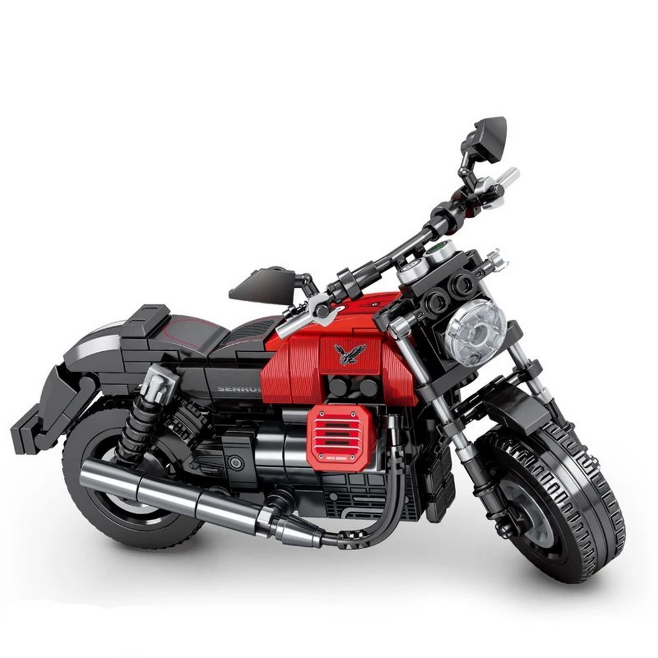 Moto Motocicleta Roja Juguete Armable Armatodo Construcción