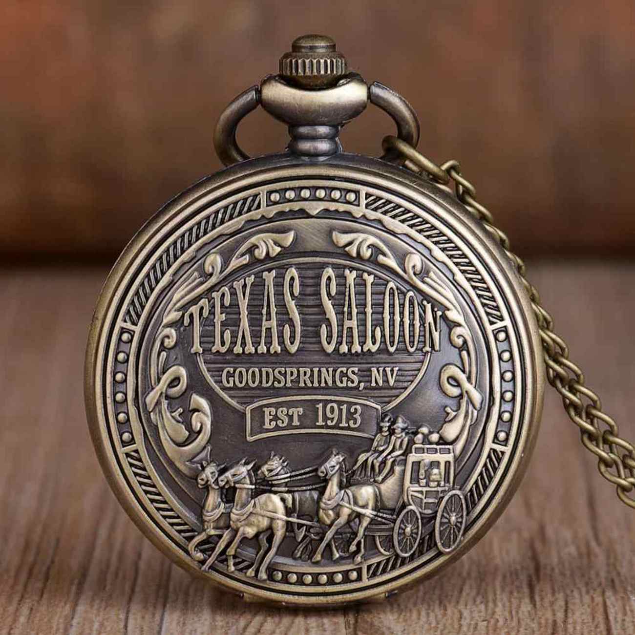 Reloj Bolsillo Vintage Texas + Estuche