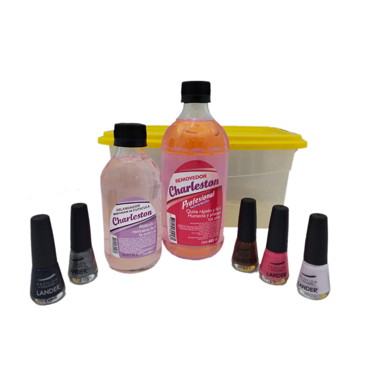 Kit De Esmaltes, Removedor Y Ablandador De Cuticula