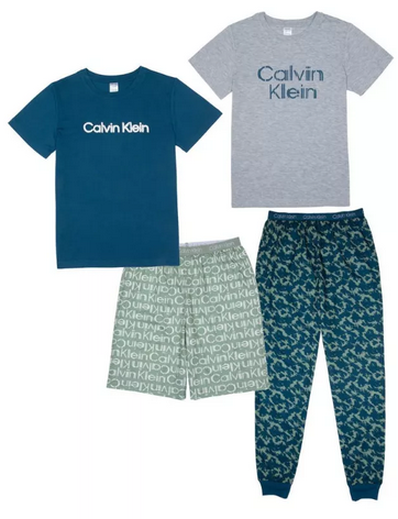 Conjunto De Pijama Calvin Klein  De 4 Piezas Talla S 7/8