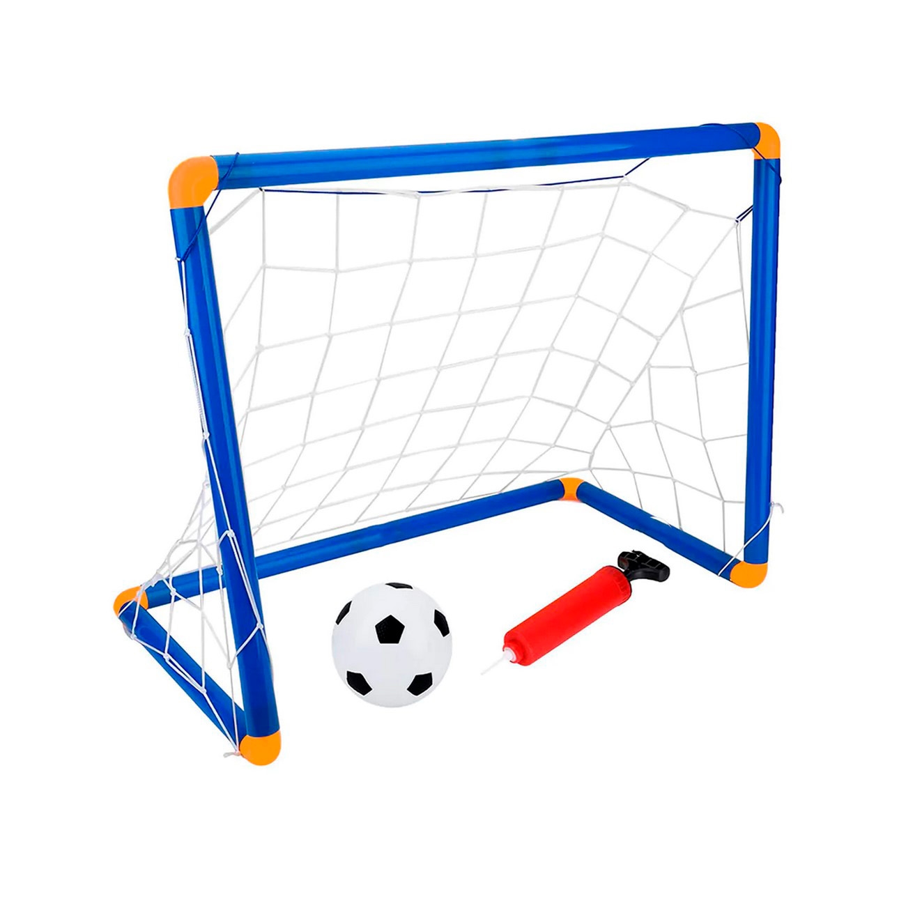 Cancha Futbol Soccer Juguete Armable + Balon + Inflador