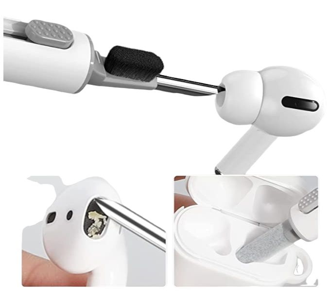 Kit limpiador de airpods inalámbricos 3 en 1 