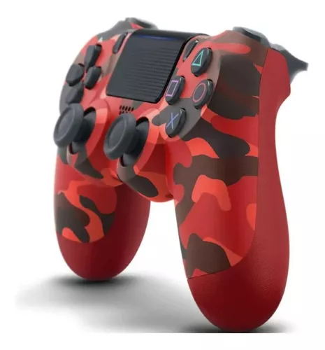 Control Para PS4 Camuflado Rojo AAA
