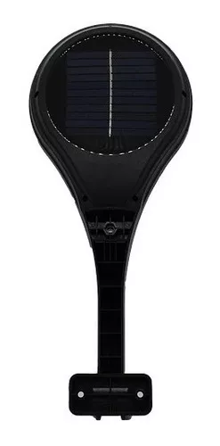 Reflector Luz Solar Con Control Sensor Movimiento Exterior Color Negro
