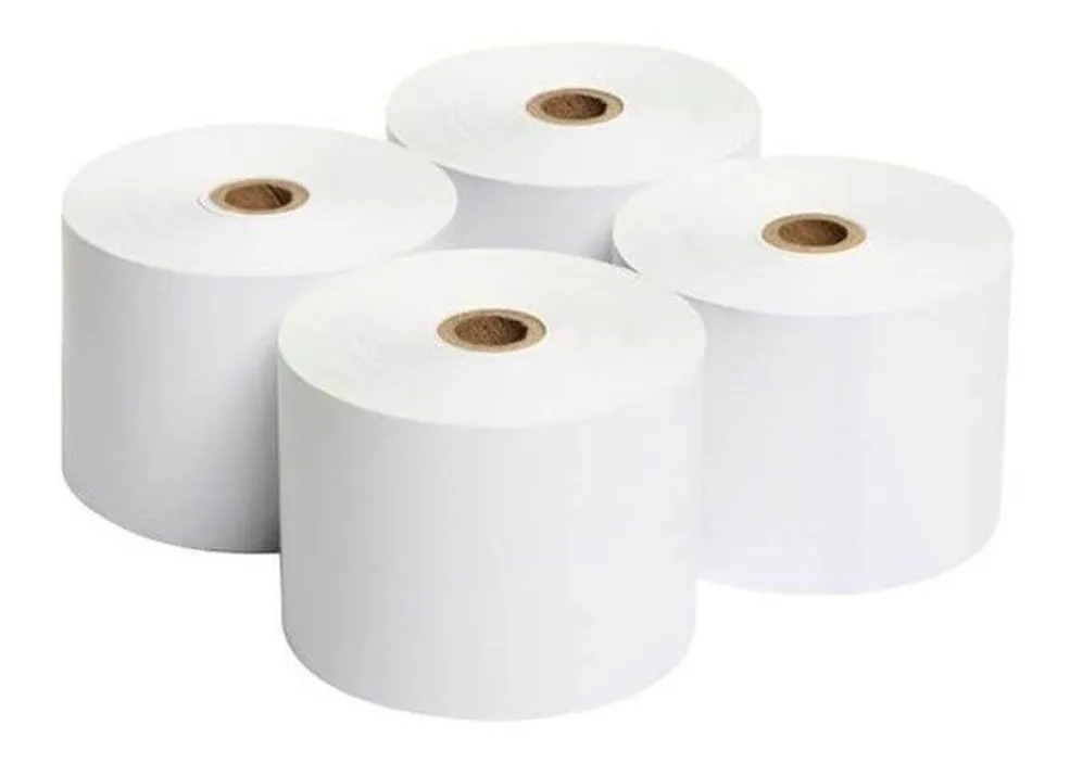 Pack X10 Rollos Papel Térmico Para Impresora Pos 80x60 Mts