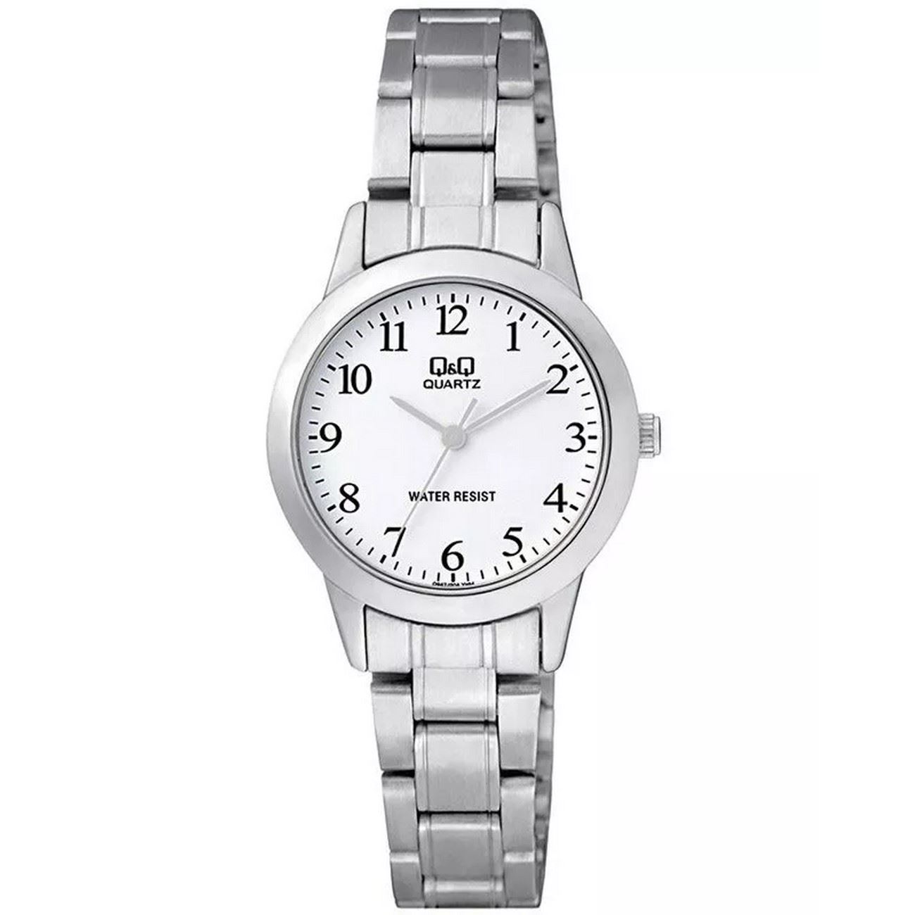 Reloj Q&q Qyq Q947j204y Casual Acero Mujer Dama + Estuche 