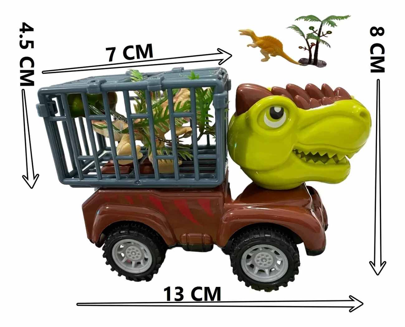 Carros Dinosaurios Monster Jaula Juguete Didactico Niño Kit