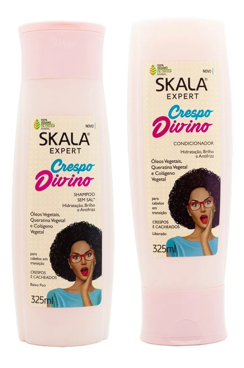 Kit Skala Crespo Divino Shampoo y Acondicionador 325ml C/u