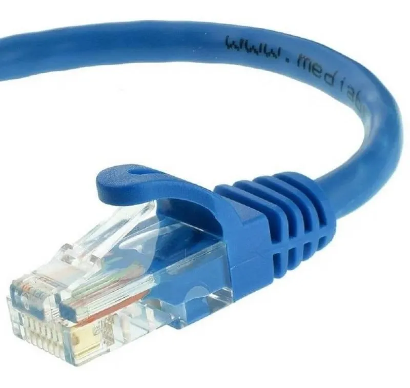 Cable De Red Internet Ethernet Cat 5e - 2 Metros Azul