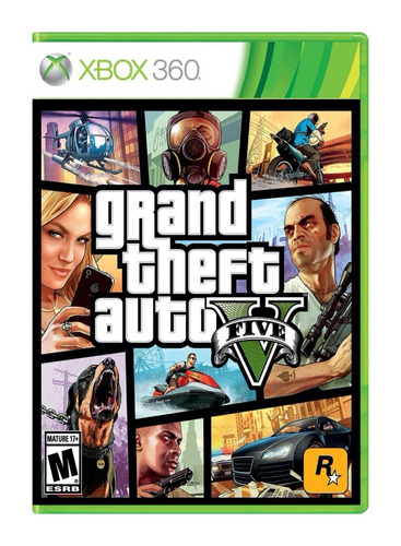 Video Juego Grand Theft Auto V Standard Edition Rockstar Games Xbox 360 Físico