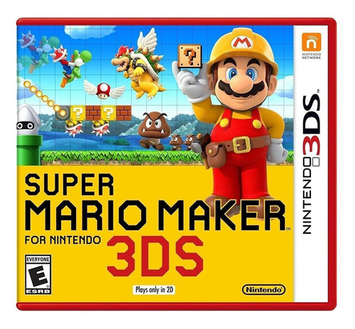Video Juego Mario Super Mario Maker Standard Edition Nintendo 3DS Físico