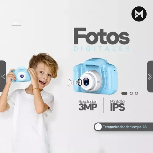 Cámara Fotográfica Digital Infantil Para Niño Fotos Videos