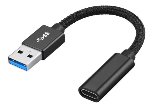 Cable Usb 3.0 Macho A Tipo C Hembra Lh031