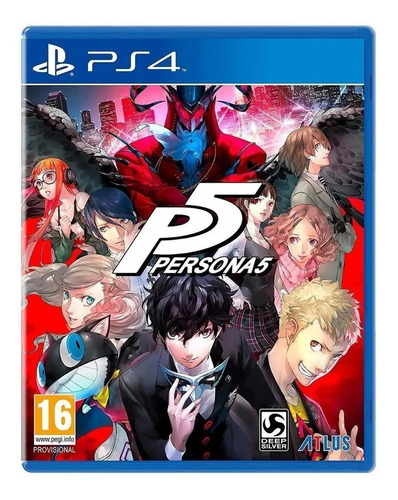 Video Juego Persona 5 Standard Edition Atlus, Deep Silver PS4 Físico