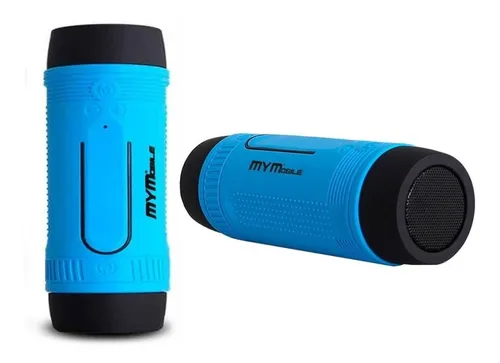 Parlante Para Bicicleta Con Bluetooth Linterna Power Bank