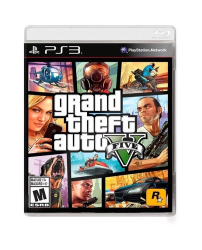 Video Juego Grand Theft Auto V Standard Edition Rockstar Games PS3 Físico