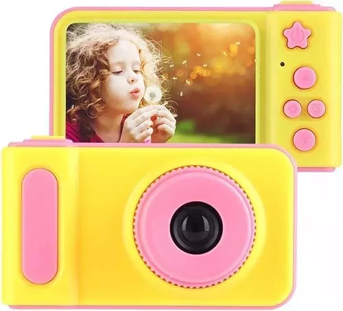 Cámara Fotográfica Digital Infantil Para Niña Entrada Micro Sd