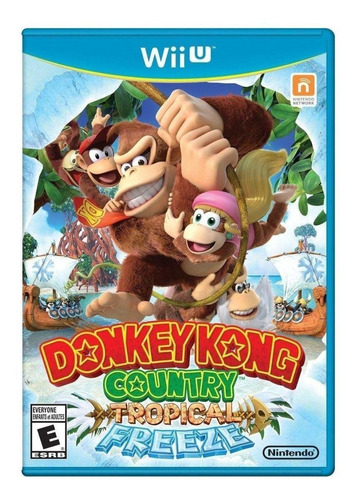 Video Juego Donkey Kong Country: Tropical Freeze Standard Edition Nintendo Wii U Físico