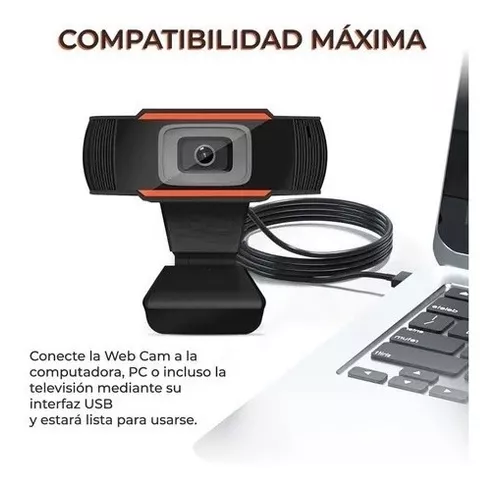 Webcam Camara Web Hd 480p Para Pc Laptop Con Microfono