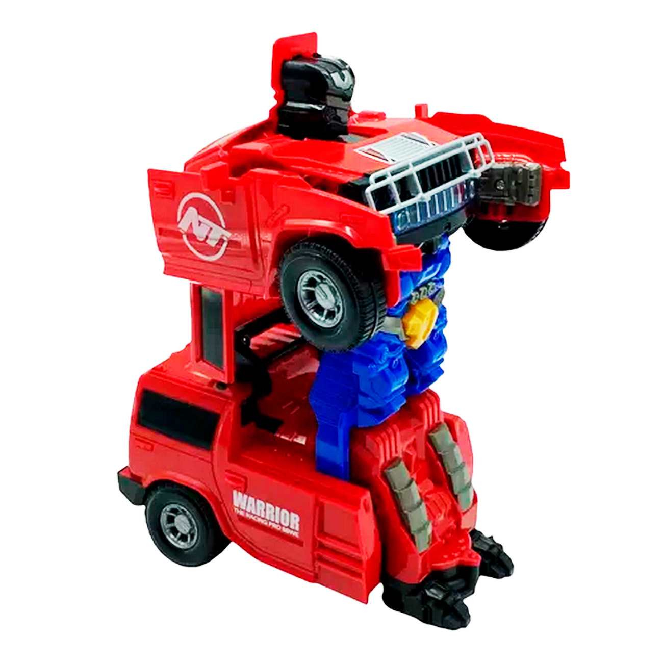 Carro Robot Transformers Camioneta 4x4 Niños Luces + Bateria