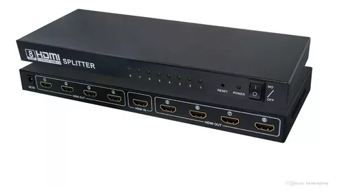 Splitter Hdmi 1.4 Divisor Amplificador 3d 4k 8 Salidas 1x8