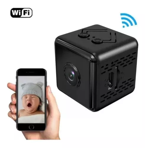 Cámara Espía Mini Wifi Full Hd 1080p Con Micrófono Seguridad