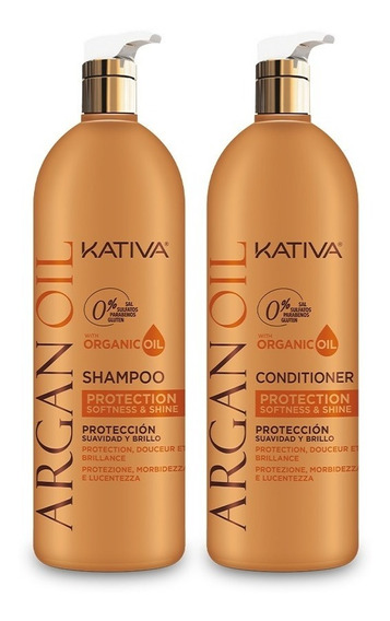 Kit Shampoo Y Acondicionador Argan Oil Kativa 