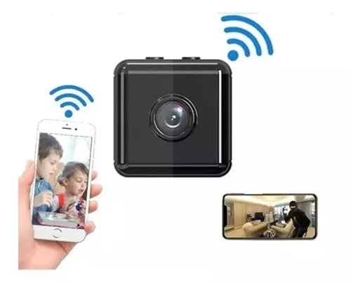 Cámara Espía Mini Wifi Full Hd 1080p Con Micrófono Seguridad